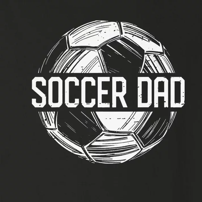 Soccer Dad Funny Soccer Lover Dad Papa Father's Day Gift Toddler Long Sleeve Shirt