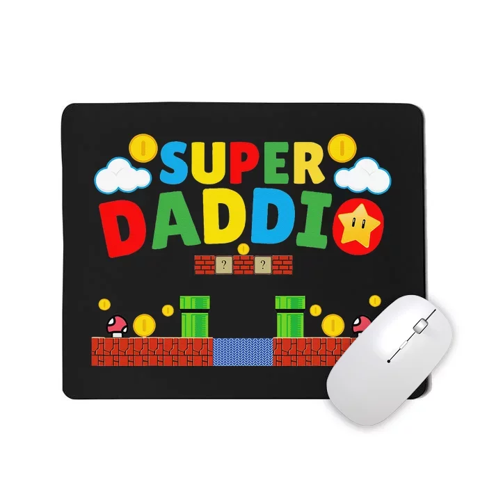 Super Dad ,Funny Dad ,Father's Day Gamer Daddy Super Daddio Mousepad