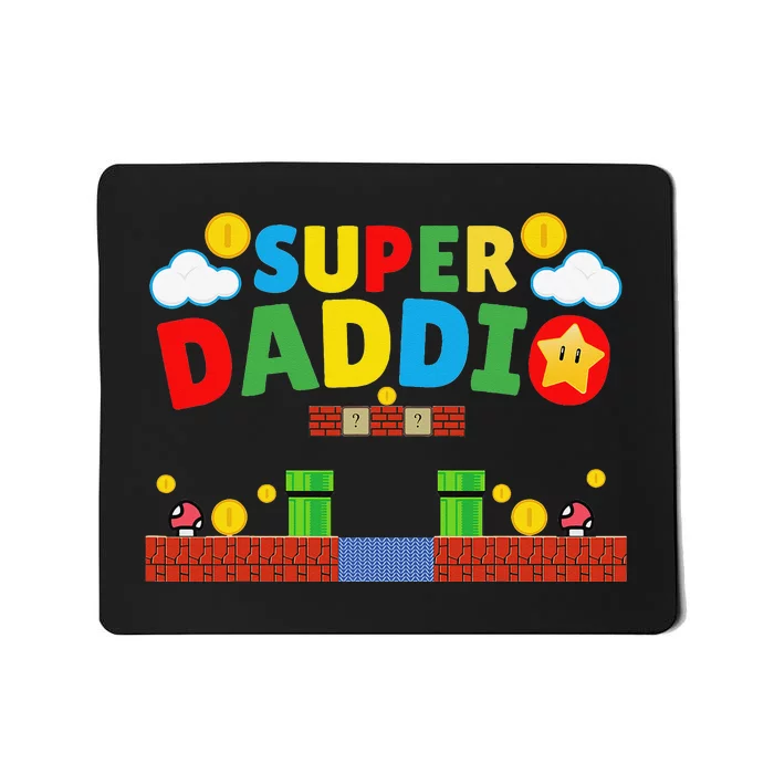 Super Dad ,Funny Dad ,Father's Day Gamer Daddy Super Daddio Mousepad