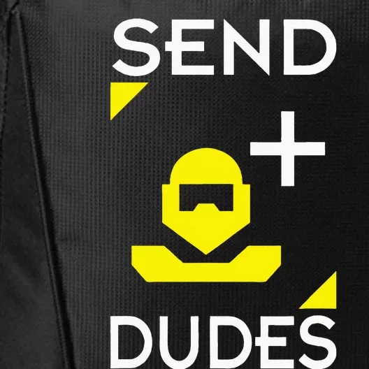 Send Dudes Funny Gamer Meme City Backpack