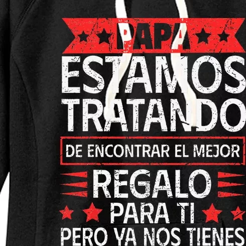 Spanish Dad from Daughter Son Father's Day Women's Fleece Hoodie