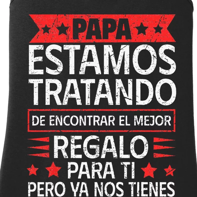 Spanish Dad from Daughter Son Father's Day Ladies Essential Tank