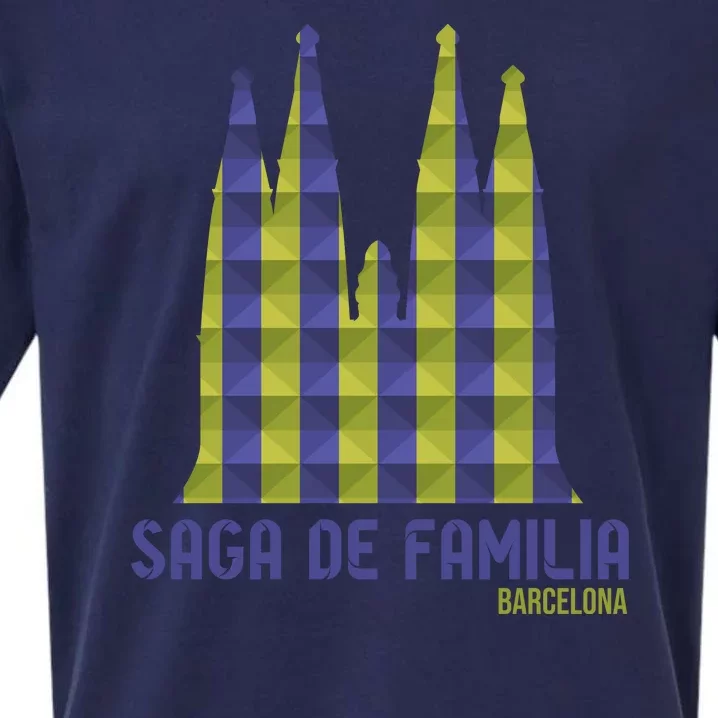 Saga De Familia Barcelona Sueded Cloud Jersey T-Shirt