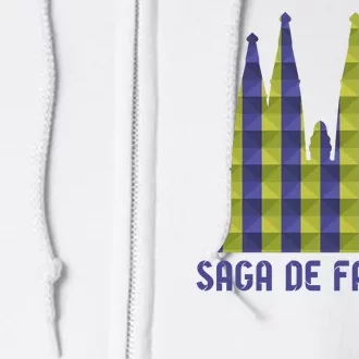 Saga De Familia Barcelona Full Zip Hoodie