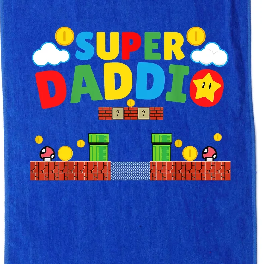 Super Dad ,Funny Dad ,Father's Day Gamer Daddy Super Daddio Platinum Collection Golf Towel