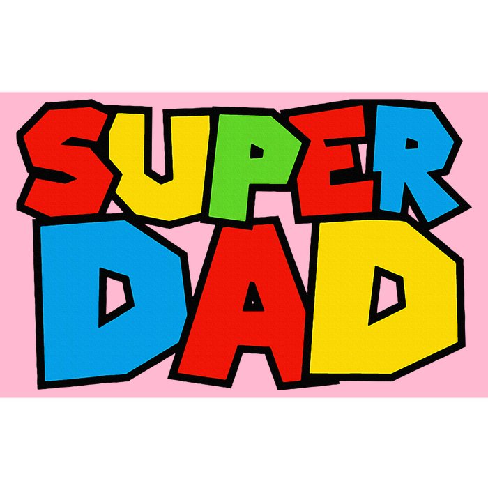 Super Dad Funny Gamer Bumper Sticker