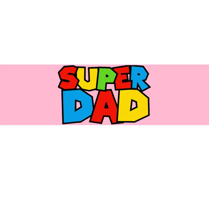 Super Dad Funny Gamer Bumper Sticker