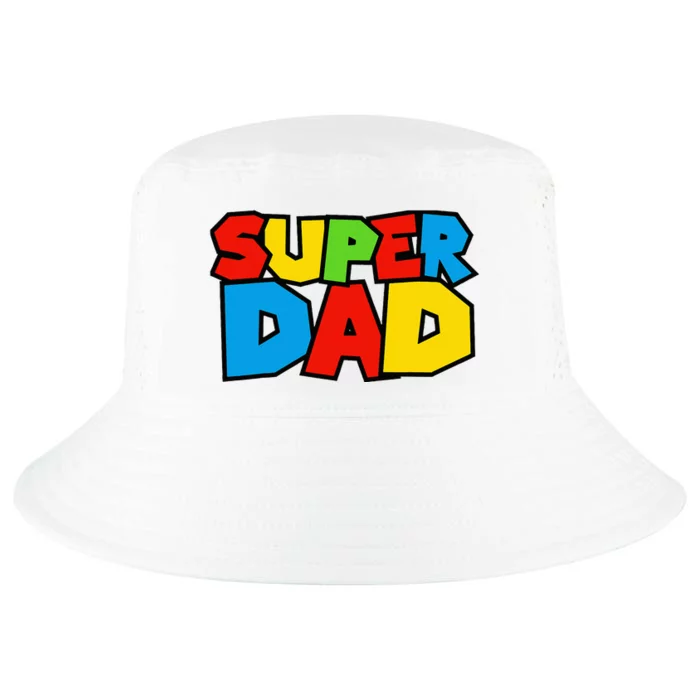 Super Dad Funny Gamer Cool Comfort Performance Bucket Hat