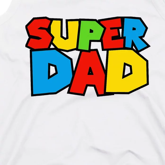 Super Dad Funny Gamer Tank Top