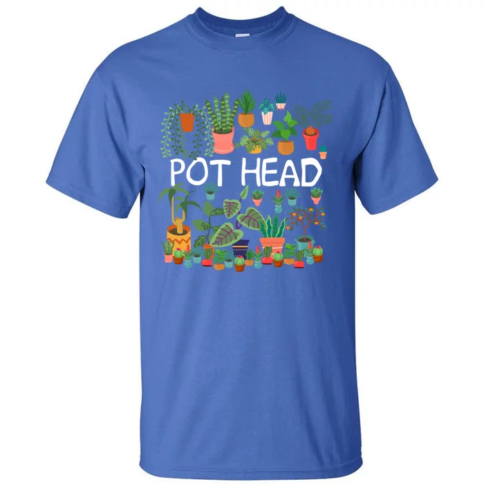 Succulent Design For Pot Head Gardeners Plant Lovers Funny Gift Tall T-Shirt