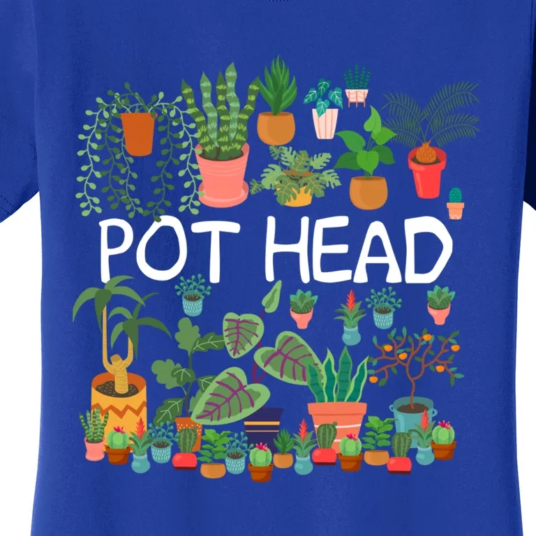 Succulent Design For Pot Head Gardeners Plant Lovers Funny Gift Women's T-Shirt