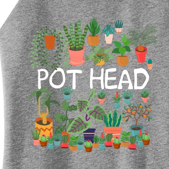 Succulent Design For Pot Head Gardeners Plant Lovers Funny Gift Women’s Perfect Tri Rocker Tank