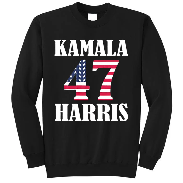 Standard Design Featuring Kamala 47 Hariis Text Tall Sweatshirt