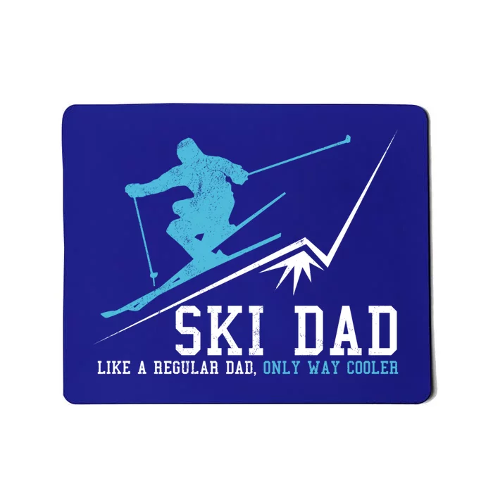 Ski Dad Funny Winter Sports Skiing Father Gift Mousepad