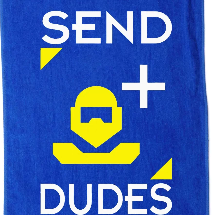 Send Dudes Funny Gamer Meme Platinum Collection Golf Towel