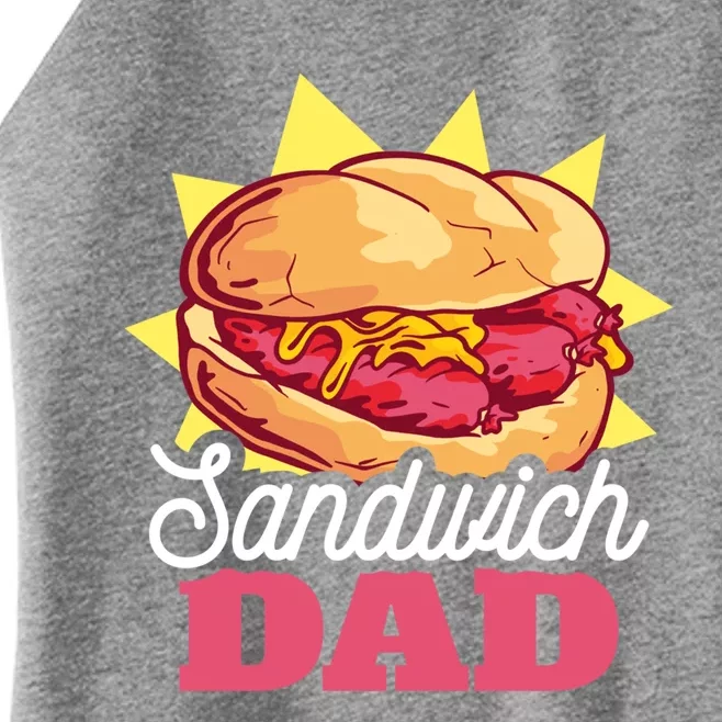 Sandwich Dad For Father's Day Meaningful Gift Women’s Perfect Tri Rocker Tank