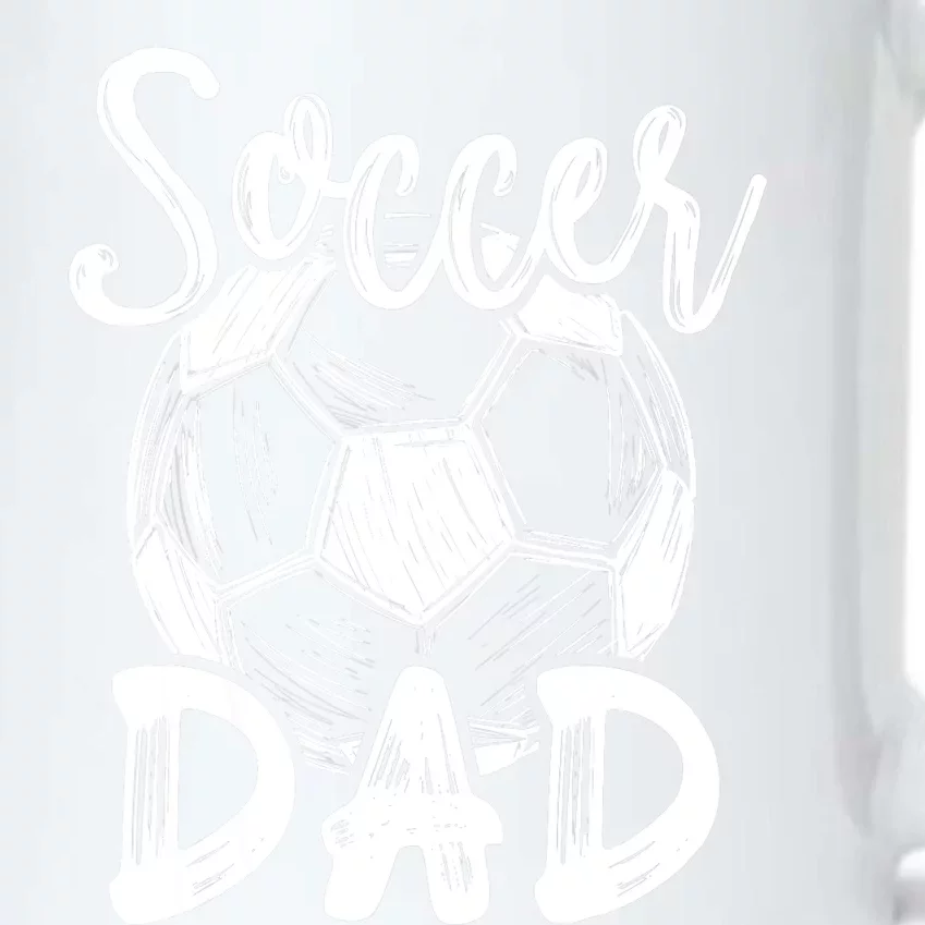 Soccer Dad For Family Matching Team Player Soccer Ball Black Color Changing Mug