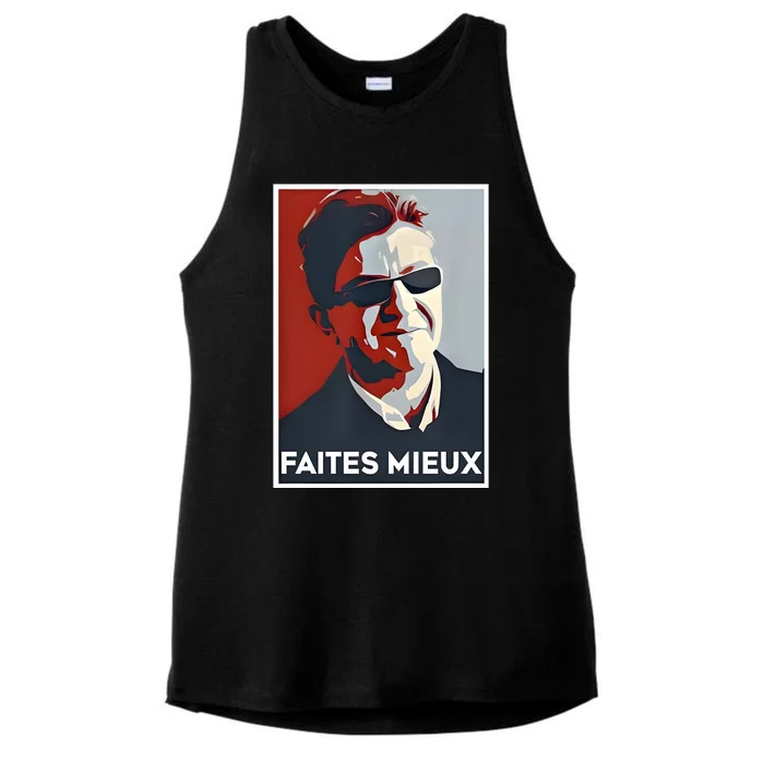 Sebastien Delogu Faites Mieux Ladies Tri-Blend Wicking Tank