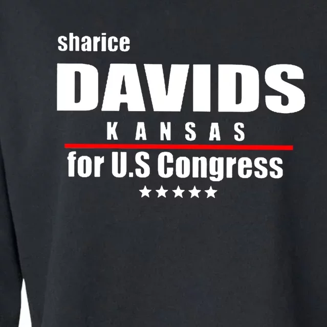 Sharice Davids For United States Congress Cropped Pullover Crew