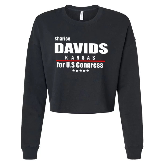 Sharice Davids For United States Congress Cropped Pullover Crew