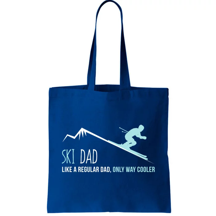 Ski Dad Funny Cute Winter Skiing Gift Tote Bag