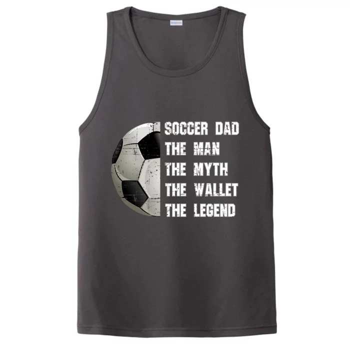 Soccer Dad FatherS Day Father Soccer Lover Gift Performance Tank