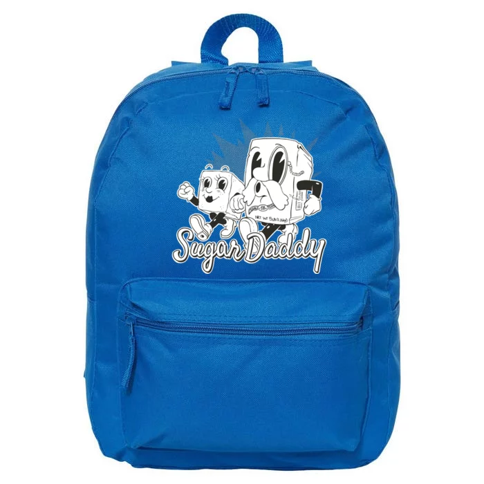 Sugar Daddy Funny Gift 16 in Basic Backpack