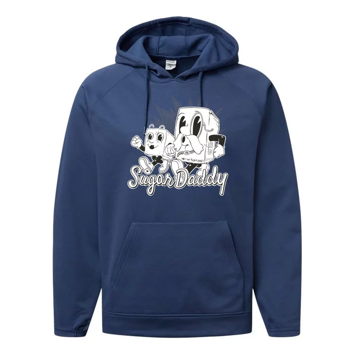 Sugar Daddy Funny Gift Performance Fleece Hoodie