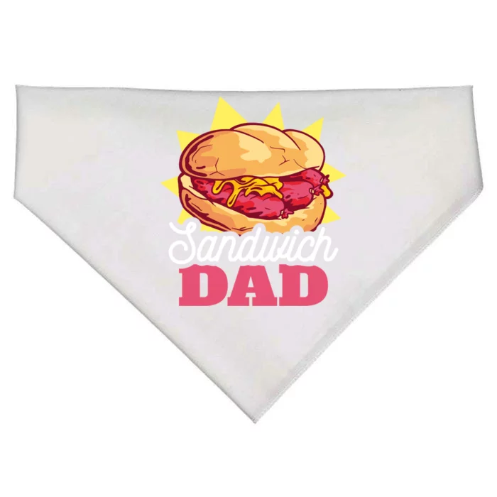 Sandwich Dad For Father's Day Gift USA-Made Doggie Bandana