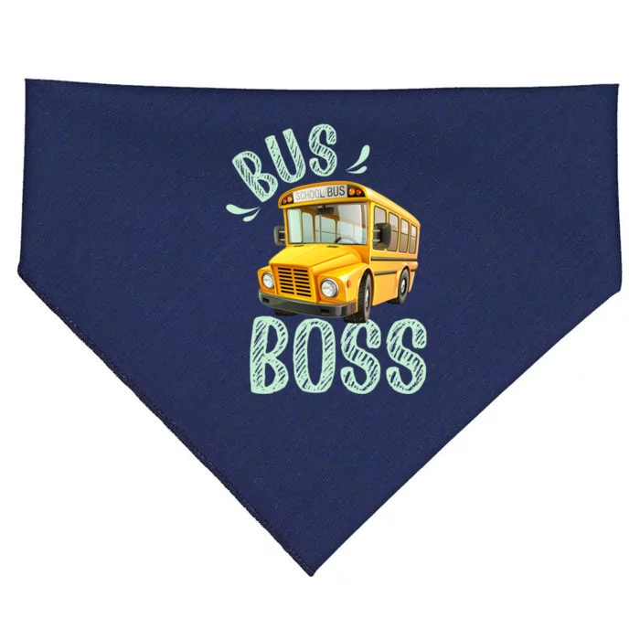 Student Delivery Funny Bus Boss School Bus Driver USA-Made Doggie Bandana