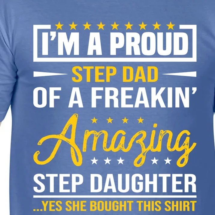 Step Dad Fathers Day Stepdad Gift Comfort Colors T-Shirt