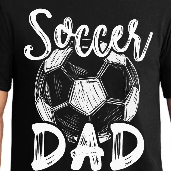 Soccer Dad For Family Matching Team Player Pajama Set