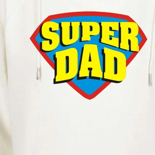 Super Dad Father's Day Gift Womens Funnel Neck Pullover Hood