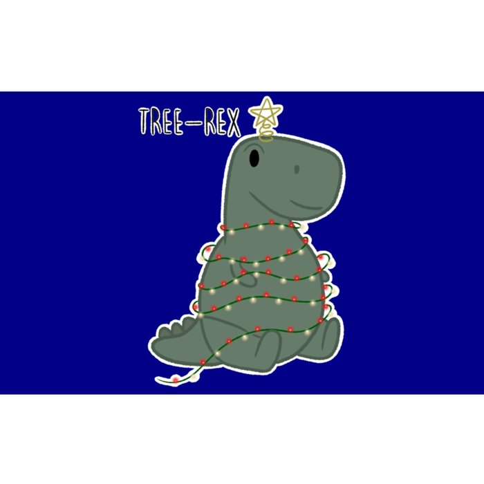 Santa Dinosaur Funny Treerex Pajamas Merry Christmas Cute Gift Bumper Sticker