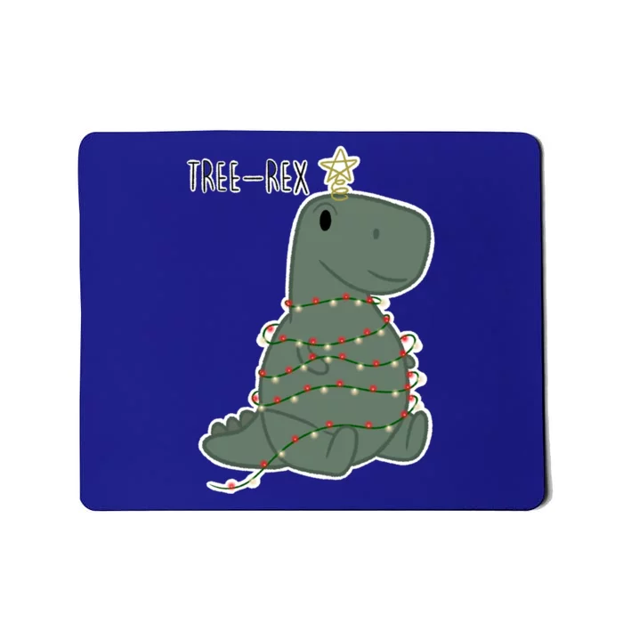 Santa Dinosaur Funny Treerex Pajamas Merry Christmas Cute Gift Mousepad