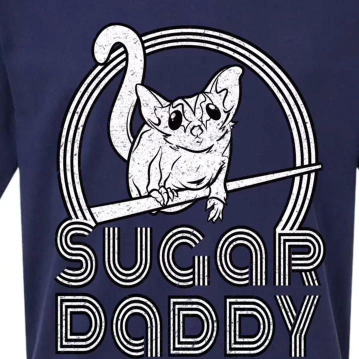 Sugar Daddy Funny Sugar Glider Gift For Sugar Glider Dads Gift Sueded Cloud Jersey T-Shirt