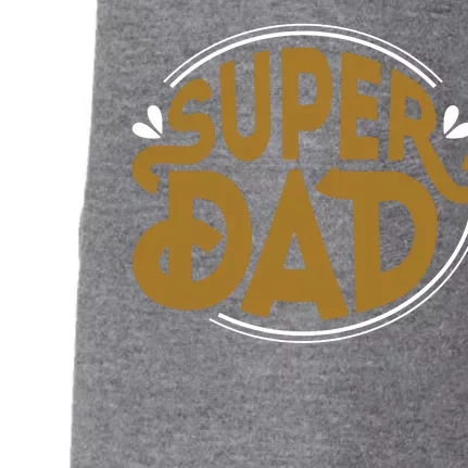 Super Dad Fathers Day Special Doggie 3-End Fleece Hoodie