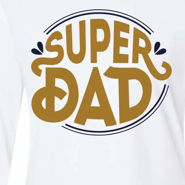 Super Dad Fathers Day Special Womens Cotton Relaxed Long Sleeve T-Shirt