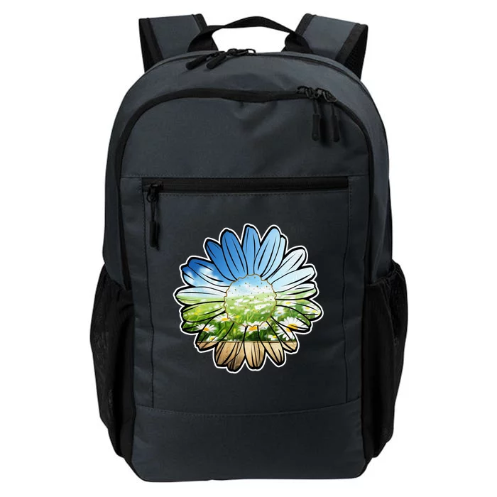 Summer Daisy Field Daily Commute Backpack