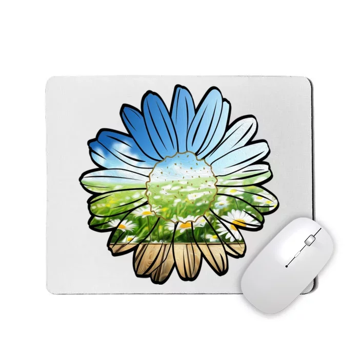 Summer Daisy Field Mousepad