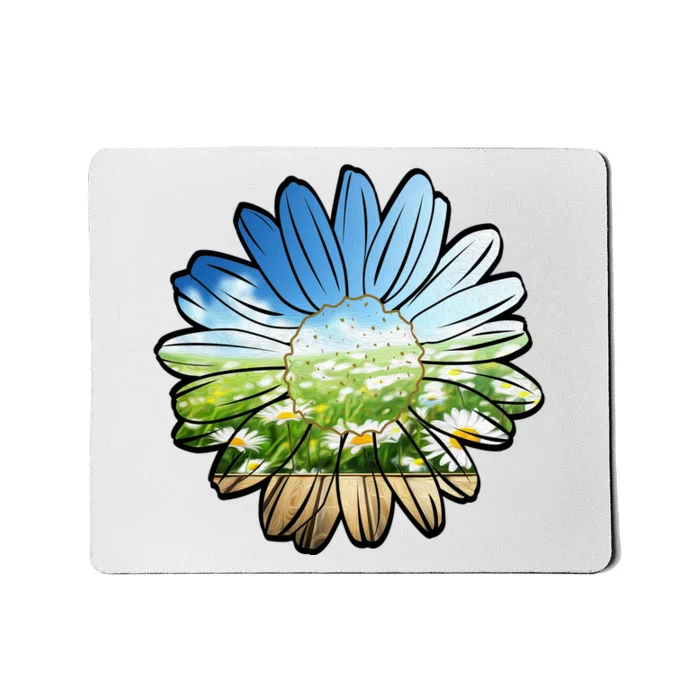 Summer Daisy Field Mousepad