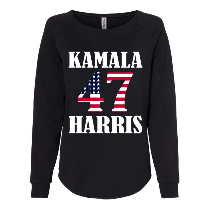 Standard Design Featuring Kamala 47 Hariis Womens California Wash Sweatshirt