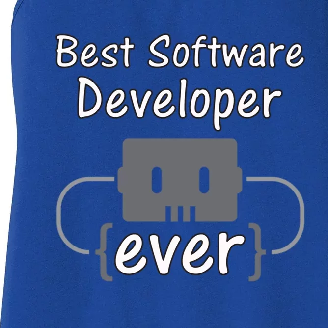 Software Developer For Coder And Software Engineer Gift Women's Racerback Tank