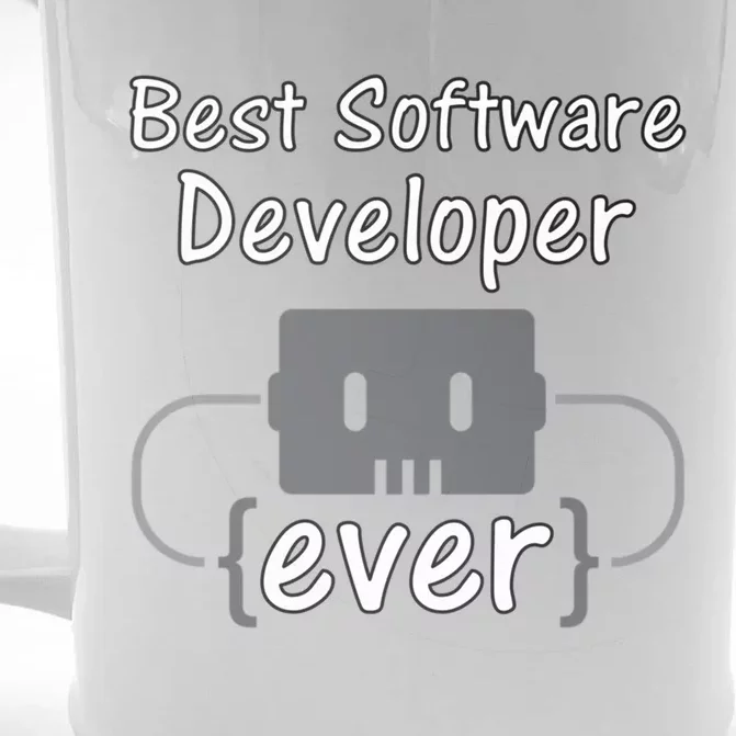 Software Developer For Coder And Software Engineer Gift Front & Back Beer Stein