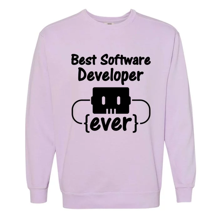 Software Developer For Coder And Software Engineer Gift Garment-Dyed Sweatshirt