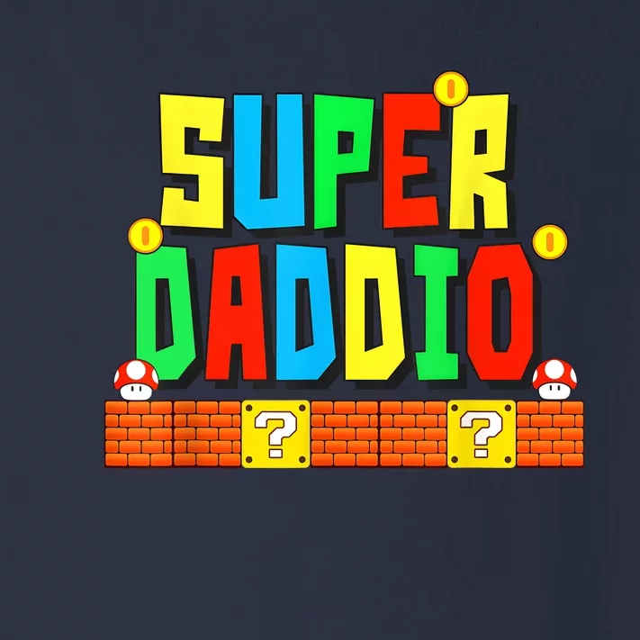 Super Daddio Funny Saying Gamer Father’s Day Gift Toddler Long Sleeve Shirt