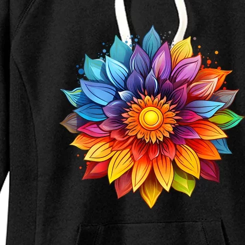 Sunflower Design For Women Men Flower Graphic Women's Fleece Hoodie