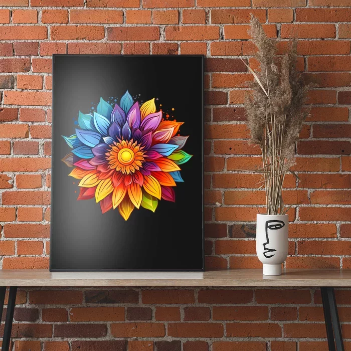 Sunflower Design For Women Men Flower Graphic Poster