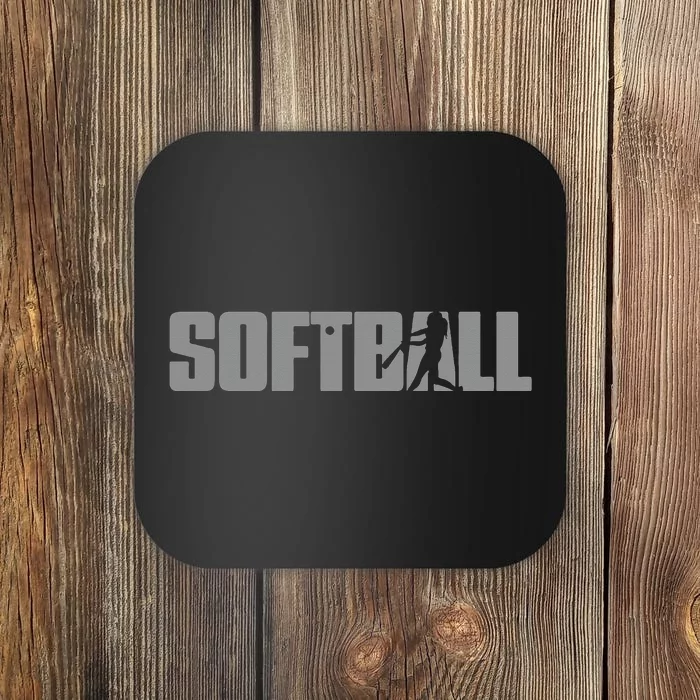 Softball Design for  Who Love Softball Coaster