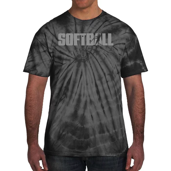 Softball Design for  Who Love Softball Tie-Dye T-Shirt